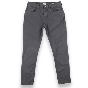 Flint And Tinder Jeans Mens 31x31 Gray Athletic Tapered Fit Stretch Chino